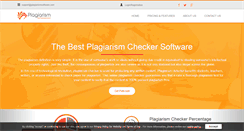 Desktop Screenshot of plagiarismsoftware.com