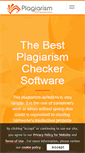 Mobile Screenshot of plagiarismsoftware.com