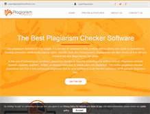 Tablet Screenshot of plagiarismsoftware.com